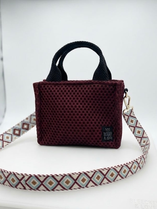 Bleecker & Love Shaka Merlot Borsa Mini