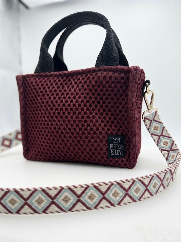 Bleecker & Love Shaka Merlot Borsa Mini