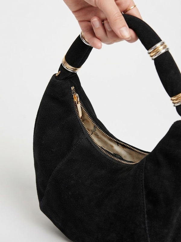 Croissant Bag in Black