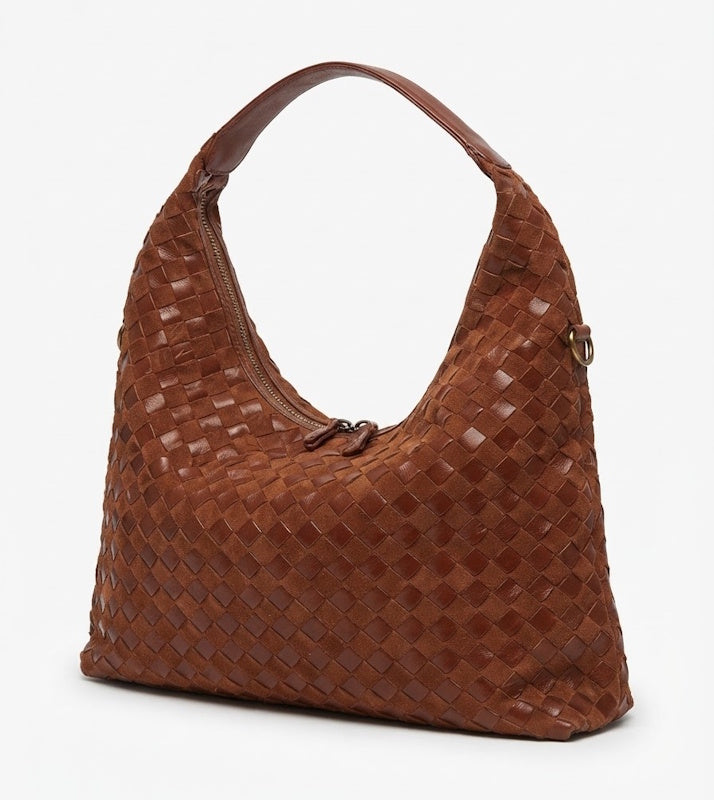 Treble Shopper Bag in Honey