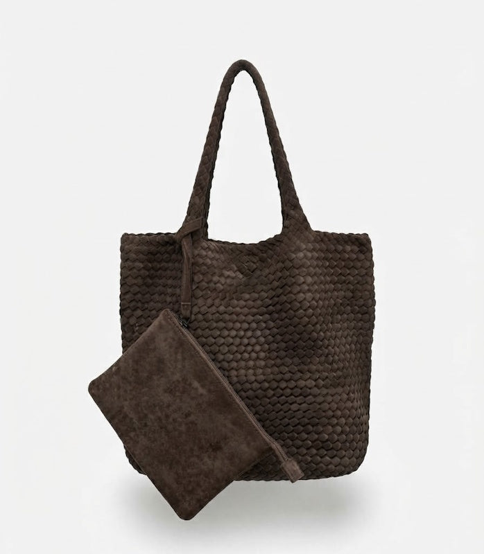 Lever Tote Bag in Cement