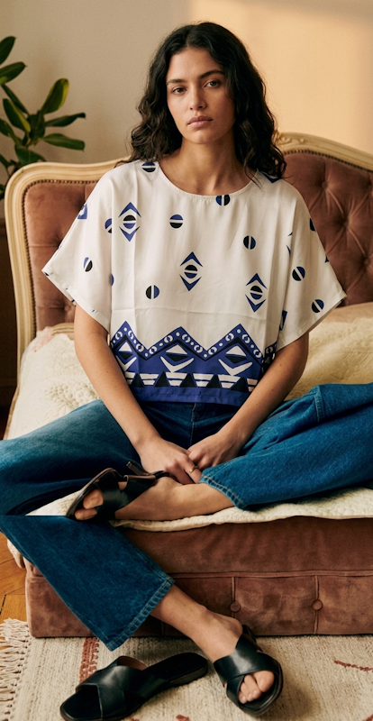 Bohi Pattern Blouse