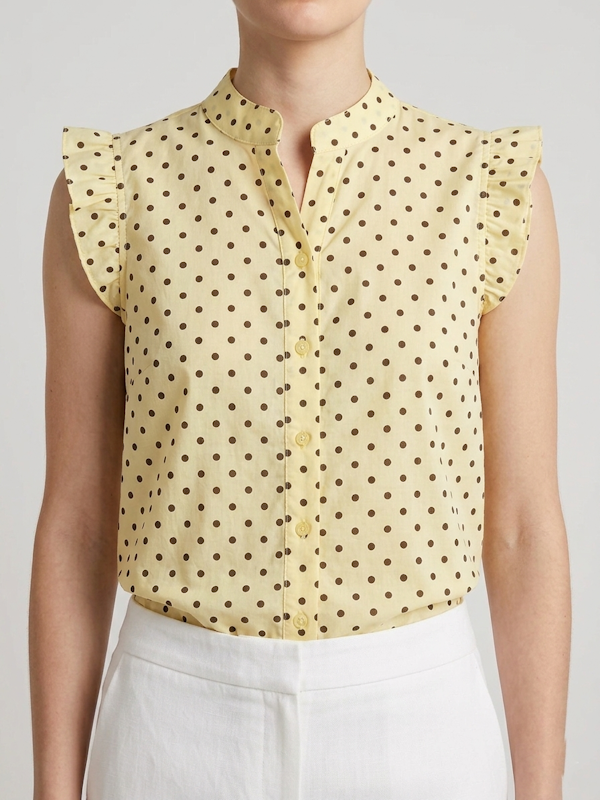 Polka Dottie Shirt - Pineapple