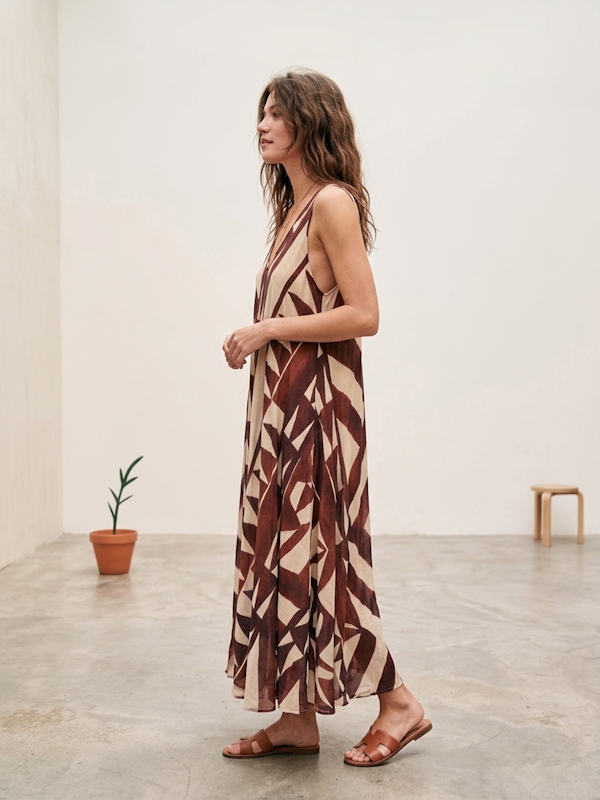 Carlin Dress in Grape