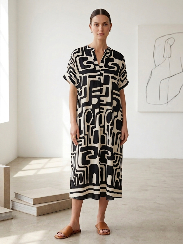 Sensia Blu Dress in Black