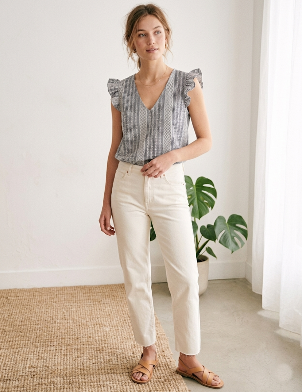 Brennie Top in Navy
