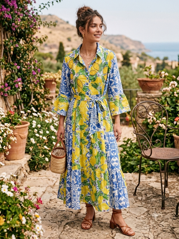 Positano Shirt Dress