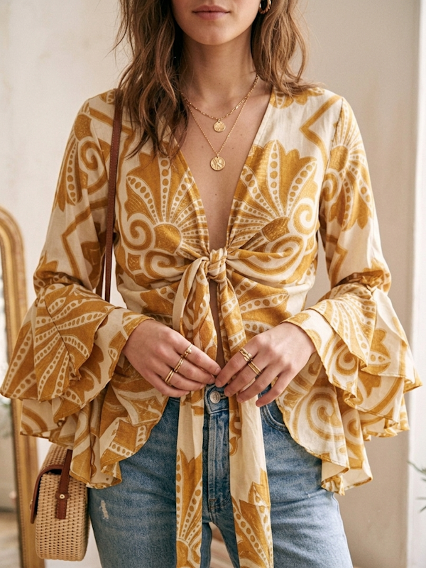 Paisley Gems Top