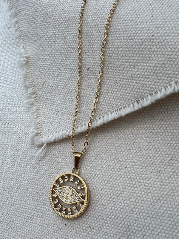 Crystal Eye Necklace