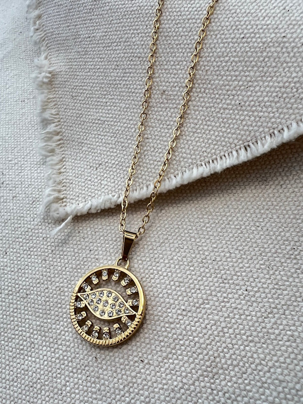 Crystal Eye Necklace