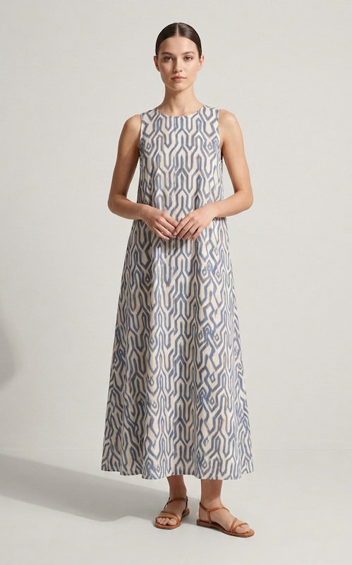 Venia Dress in Sky