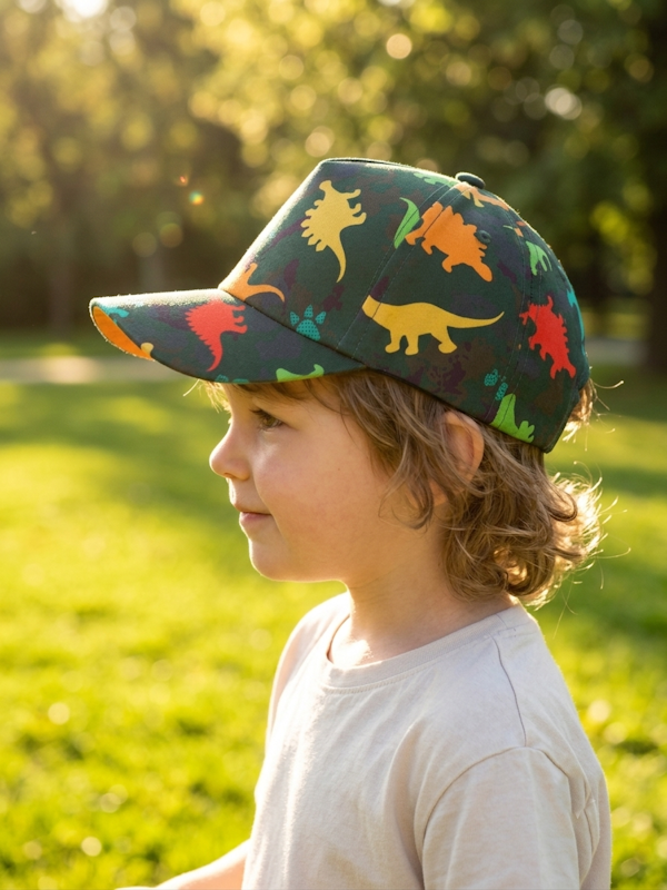 Huff & Puff Cap in Dinosaurs