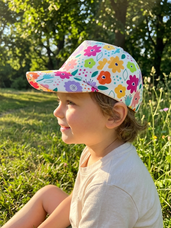 Huff & Puff Cap in Flowers
