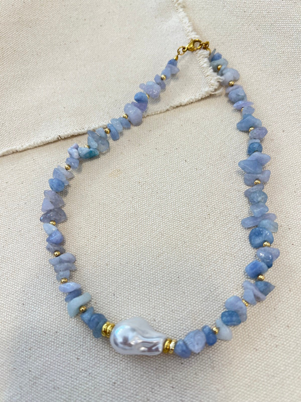 Raw Moonstone Necklace