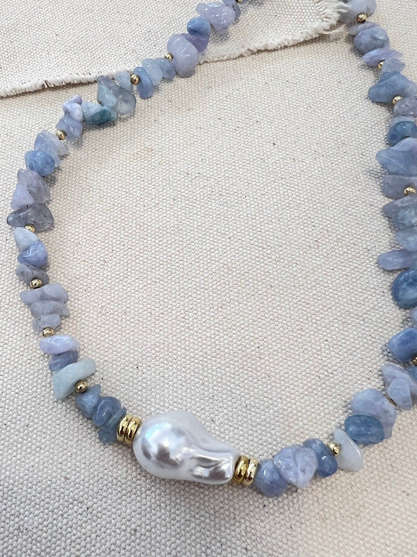 Raw Moonstone Necklace