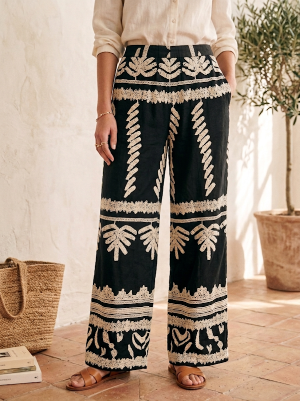 Mandala Pants in Black