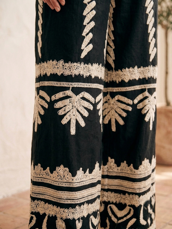 Mandala Pants in Black