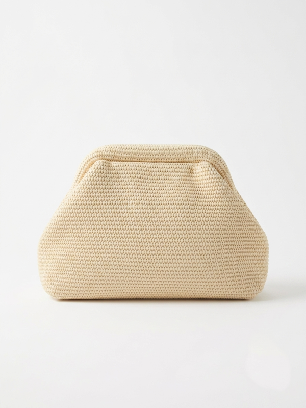 The Raffia Clutch