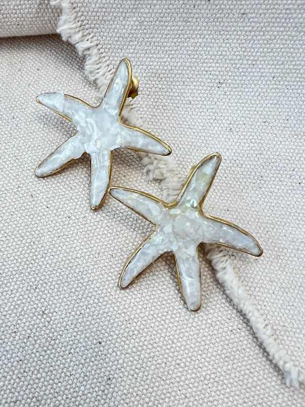 Summer Stars in White Stone
