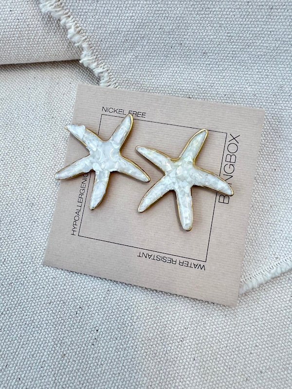 Summer Stars in White Stone