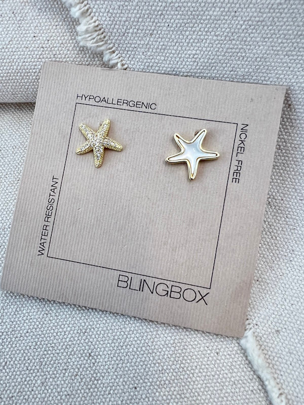 Single Star Earrings