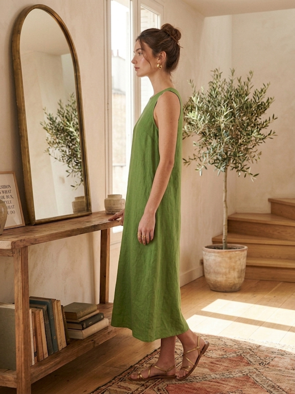 Valia Dress in Green