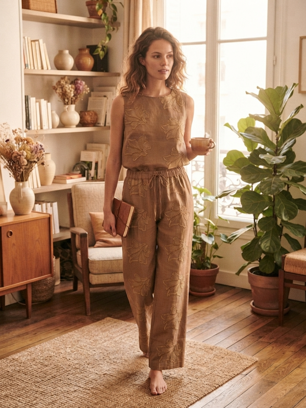 Cellina Top in Mocca