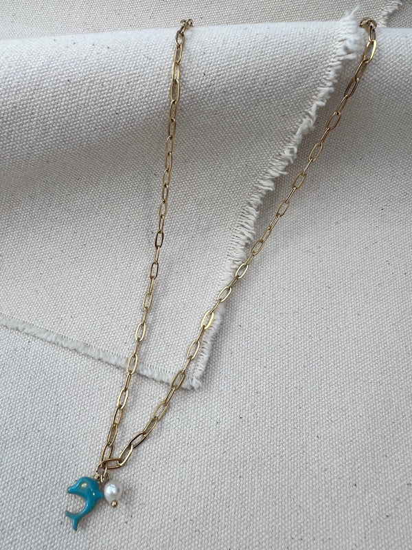 Dolphin Charm Necklace