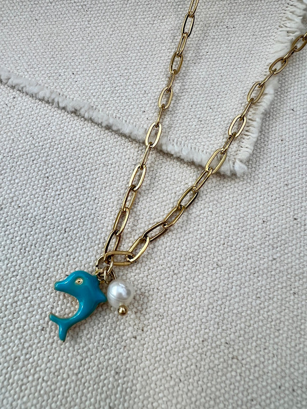 Dolphin Charm Necklace