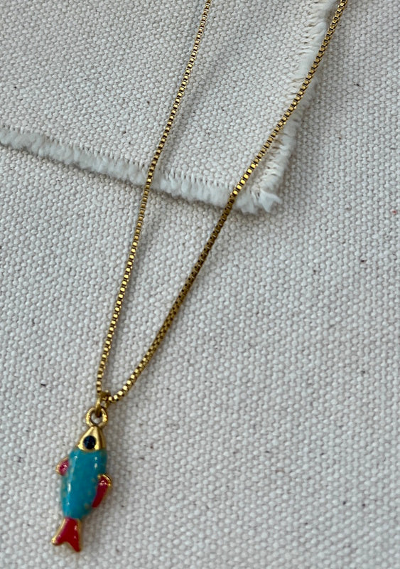 Pisces Charm Necklace