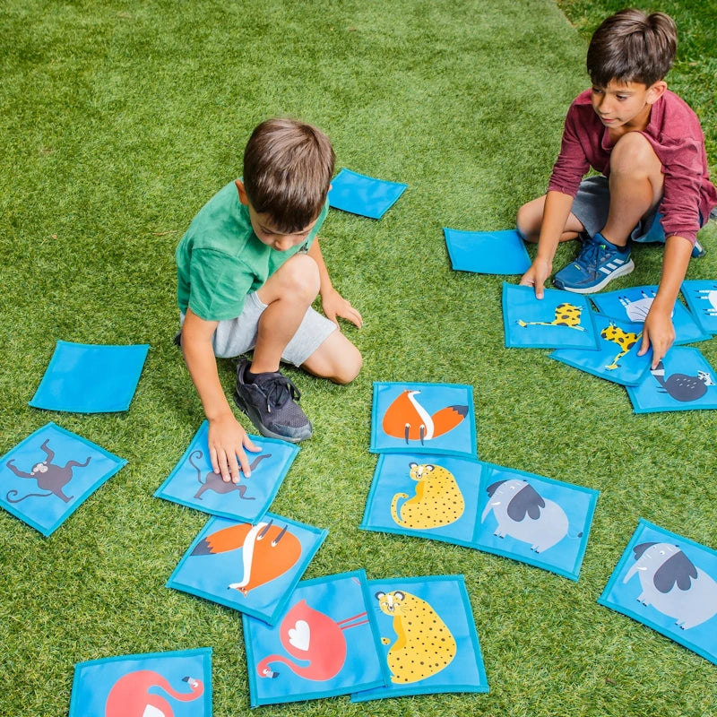 The Toy Bin Animals Tic Tac Toe Floor Game for Kids