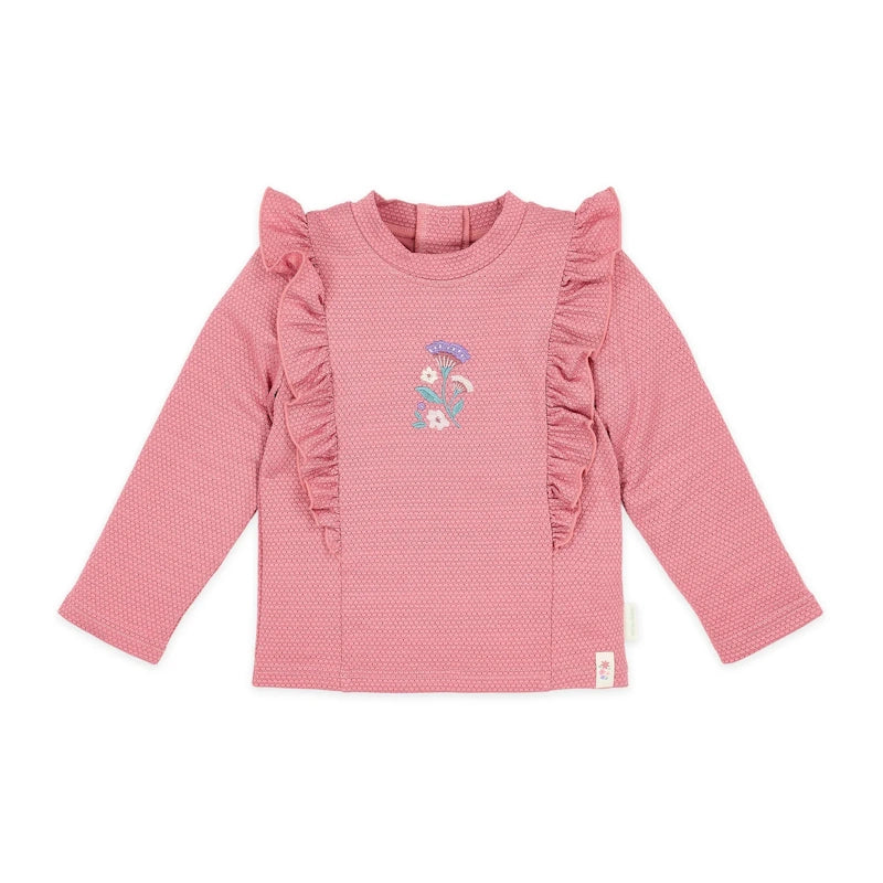 Little Dutch Μπλουζάκι μακρυμάνικο με προστασία UV Dreamy Pink Sparkle