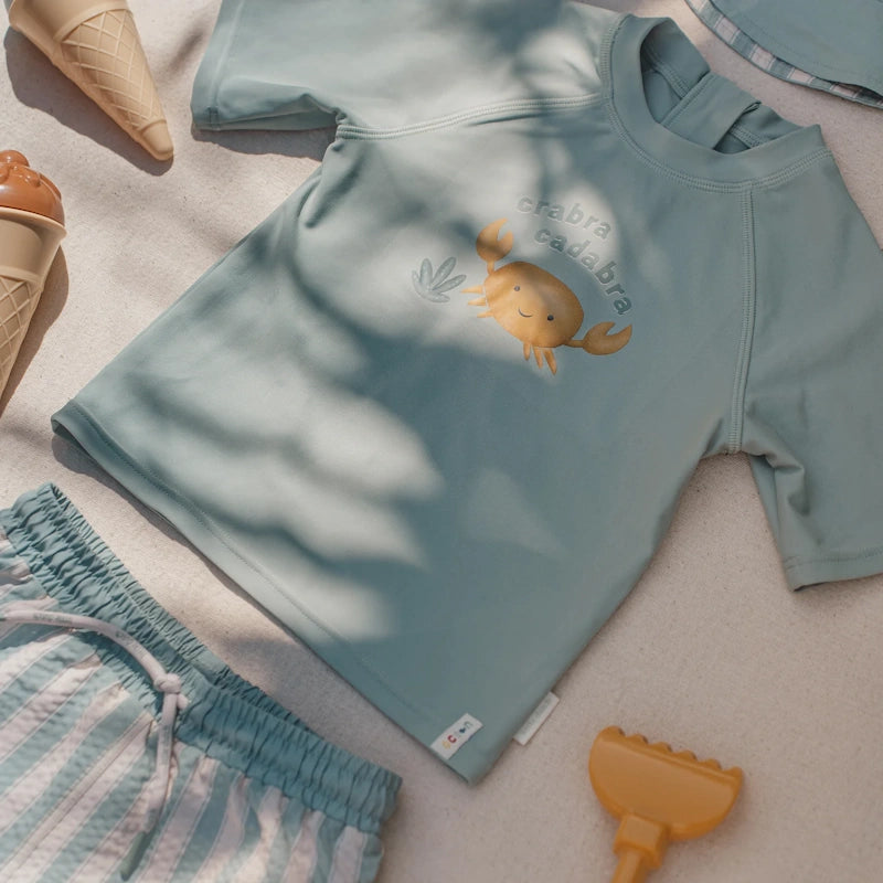 Little Dutch Μπλουζάκι κοντομάνικο με προστασία UV Ocean Breeze