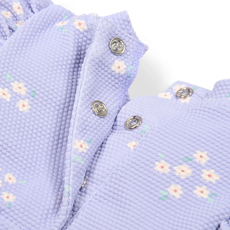 Little Dutch Ολόσωμο μακρυμάνικο μαγιό με βολάν Dreamy Lavender
