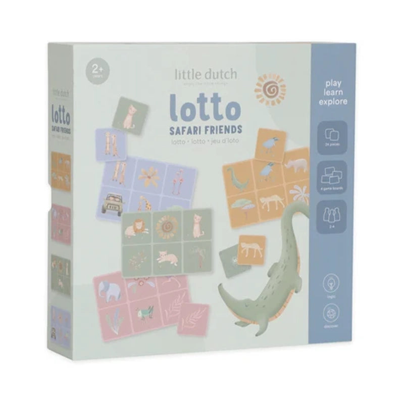 Little Dutch Επιτραπέζιο Παιχνίδι Παρατηρητικότητας Lotto Safari Friends