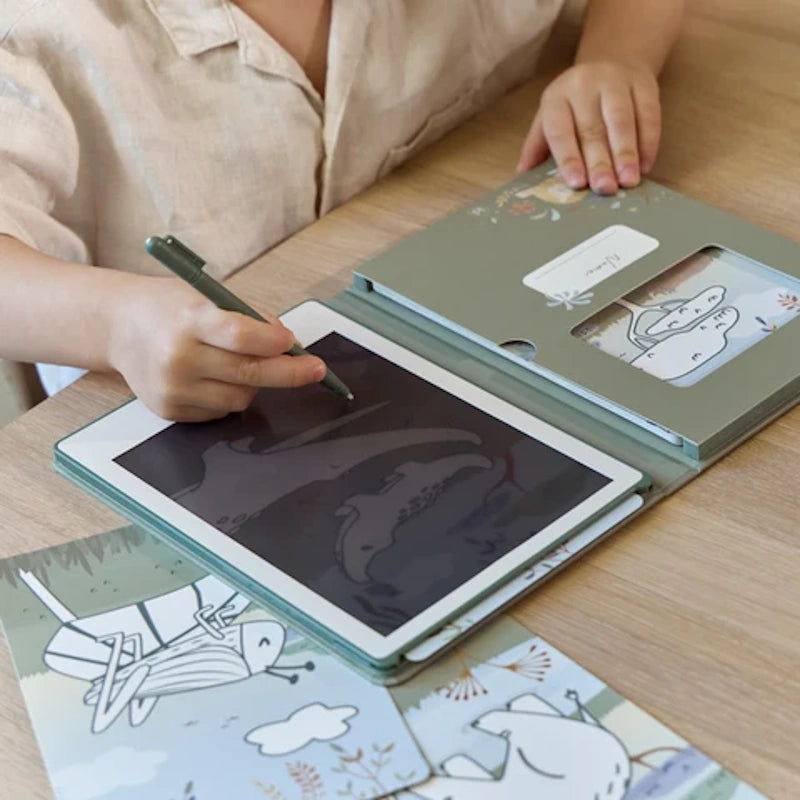 Little Dutch Tablet Ζωγραφικής Πράσινο Safari Friends