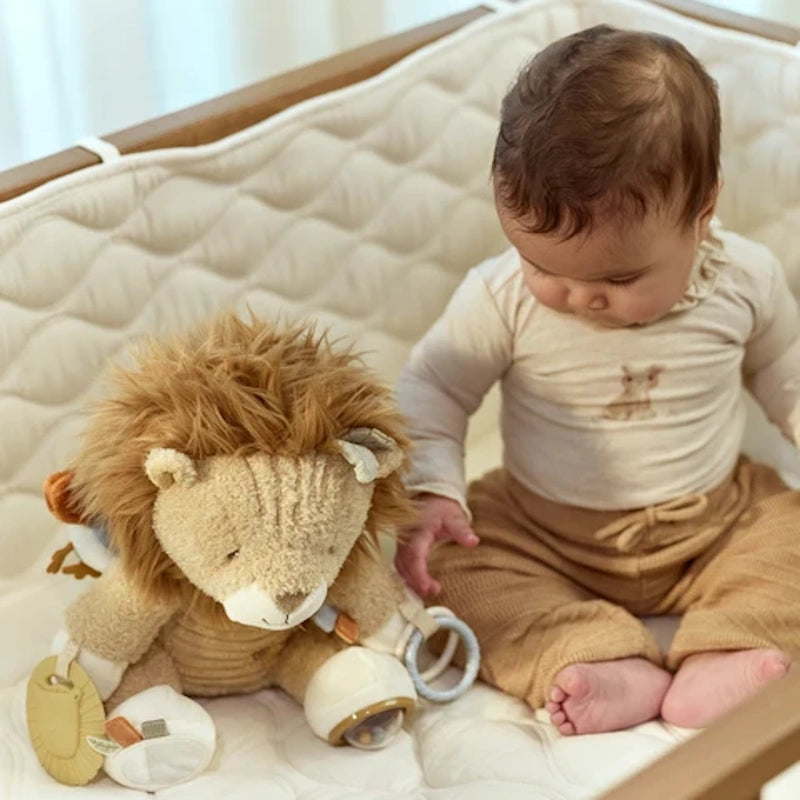 Little Dutch Υφασμάτινο λιονταράκι δραστηριοτήτων Safari Friends