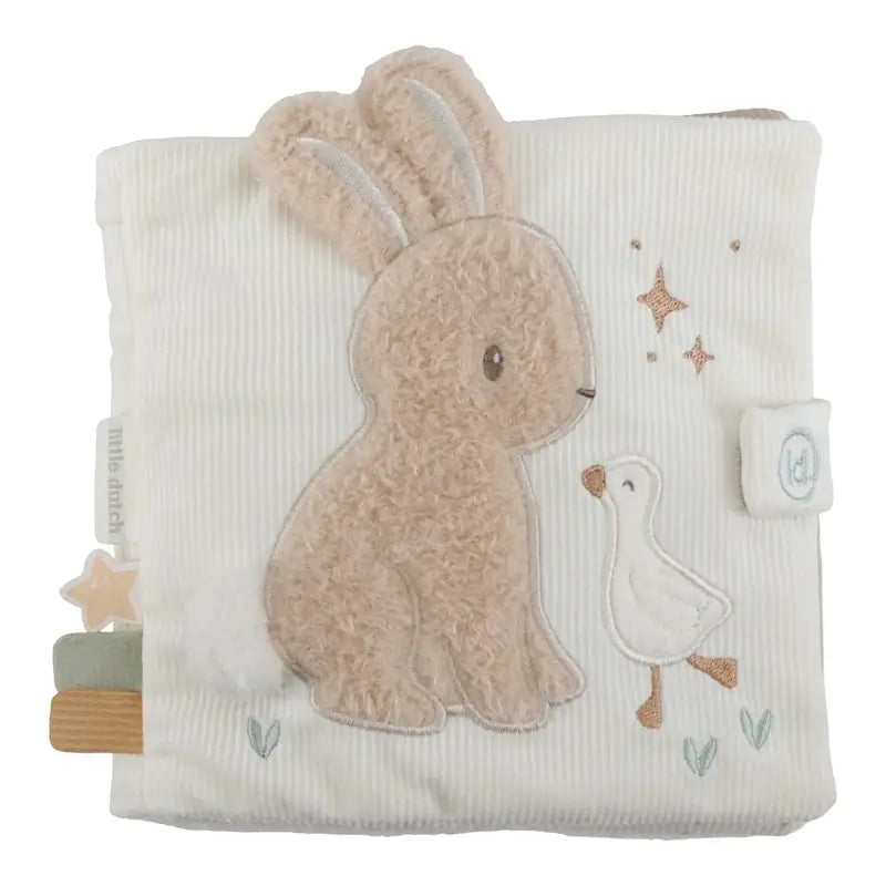 Little Dutch Υφασμάτινο βιβλιαράκι δραστηριοτήτων Newborn Naturals