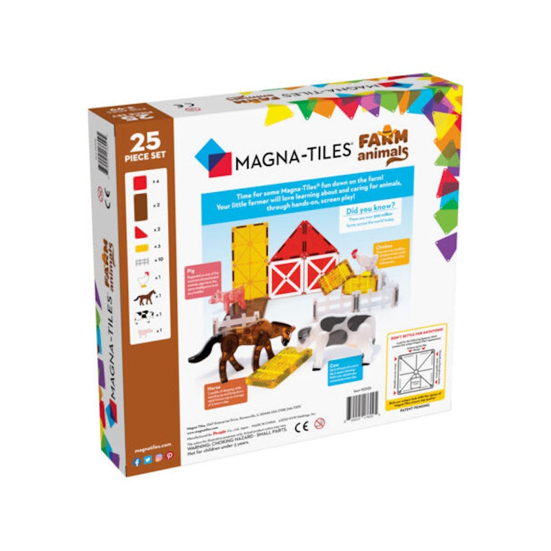 Μαγνητικά Πλακίδια Magna-Tiles Farm Animals 25τμχ