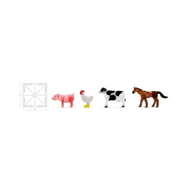 Μαγνητικά Πλακίδια Magna-Tiles Farm Animals 25τμχ