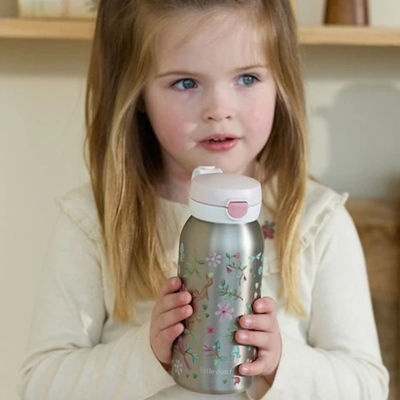 Little Dutch Ανοξείδωτο θερμός flip-up campus 500 ml Fairy Wonders