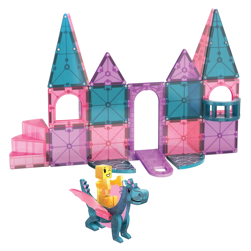 Magna-Tiles Castle 25 Τεμάχια – Μαγνητικά Πλακίδια STEM για Κάστρα