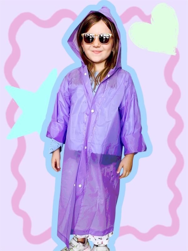 H&F Αδιάβροχο Rain Cover Purple