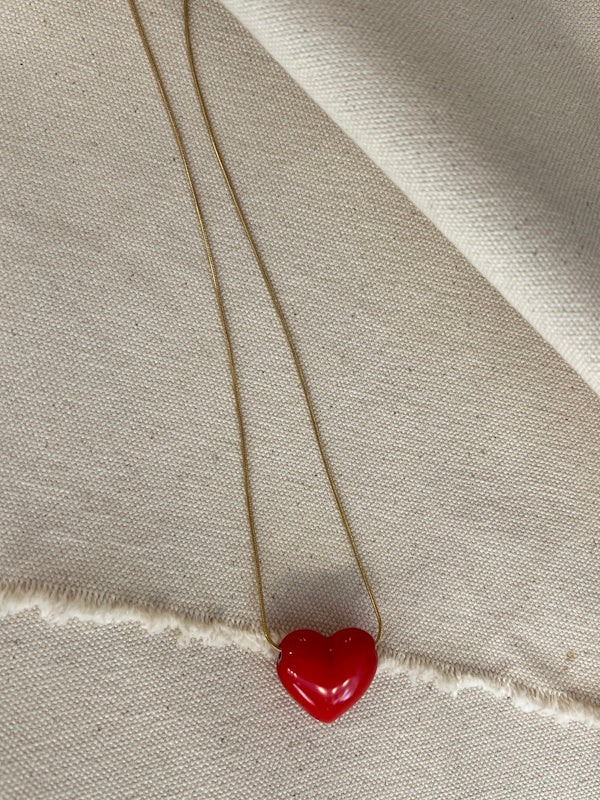 Red Heart Necklace