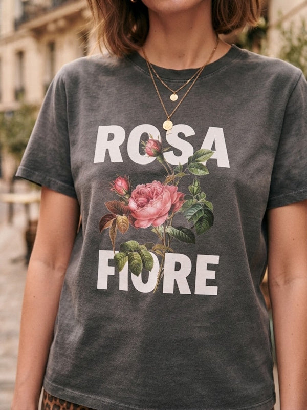 Rosa Fiore T-shirt