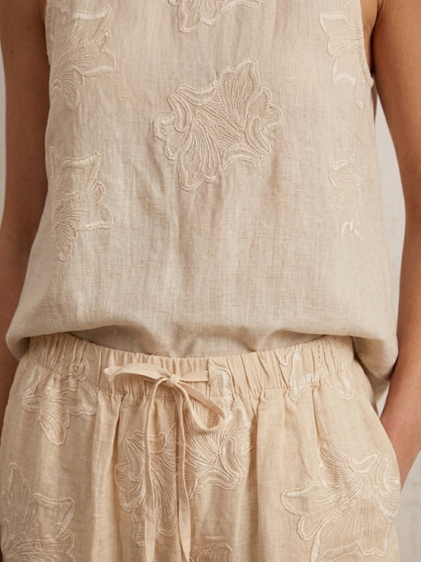 Cellina Top in Vanilla