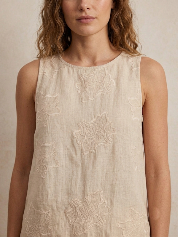 Cellina Top in Vanilla