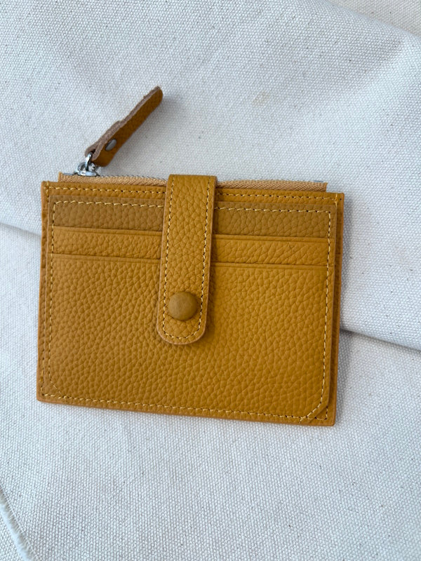 Mini Purse in Mustard Leather