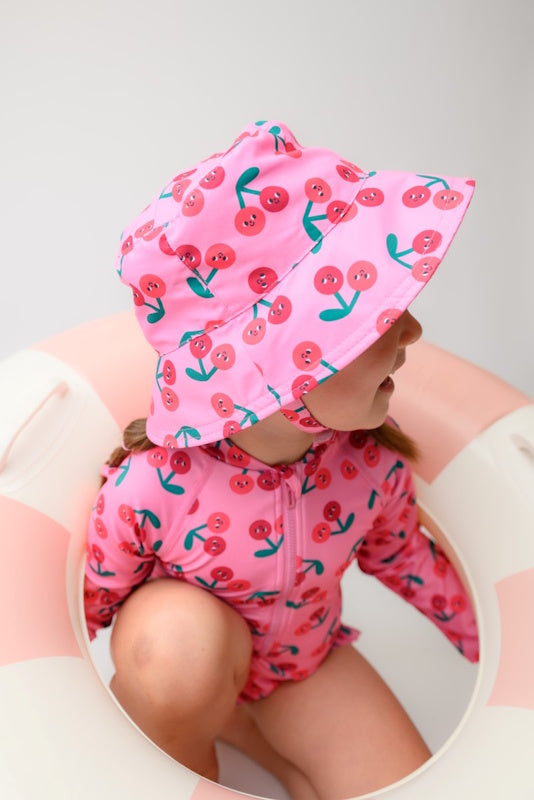 Zoochini Αντηλιακό Bucket Καπέλο Cherry
