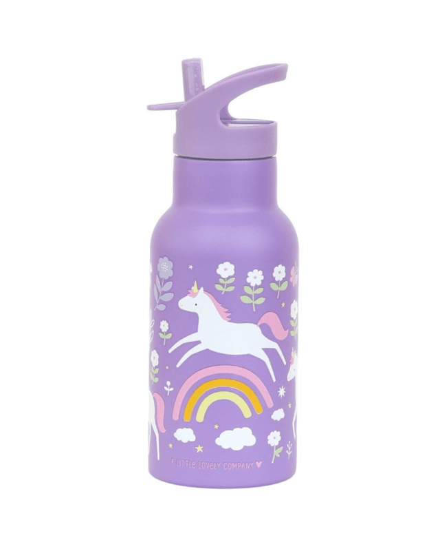 A Little Lovely Company Παγούρι Θερμός 350ml - Unicorn Dreams